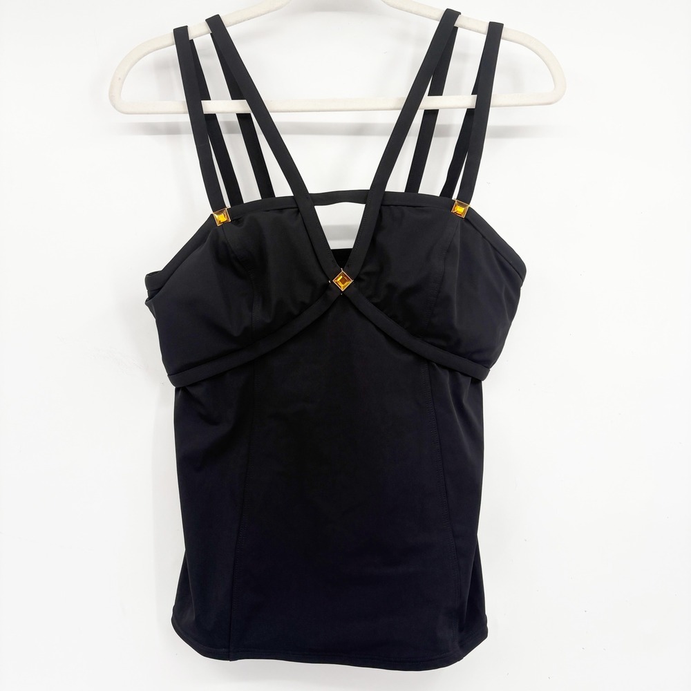 Amoressa by Miraclesuit Womens Diamonds Are Forever Roxy Tankini Swim Top 10